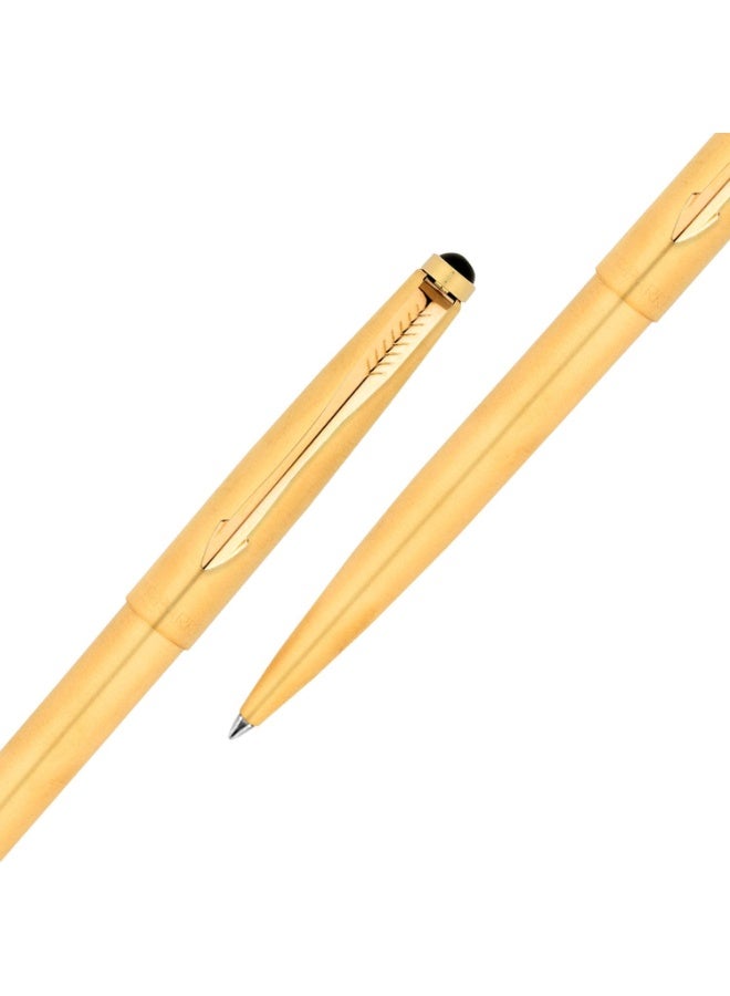Parker Galaxy Gold Ball Pen with Blue Ink – Premium Luxury Writing Instrument for Office, School & Gifting – Smooth Writing, Elegant Design, Refillable Ballpoint Pen - Image 5